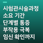 시험관시술과정 소요 기간 단계별 통증 부작용 극복 임신 확인까지